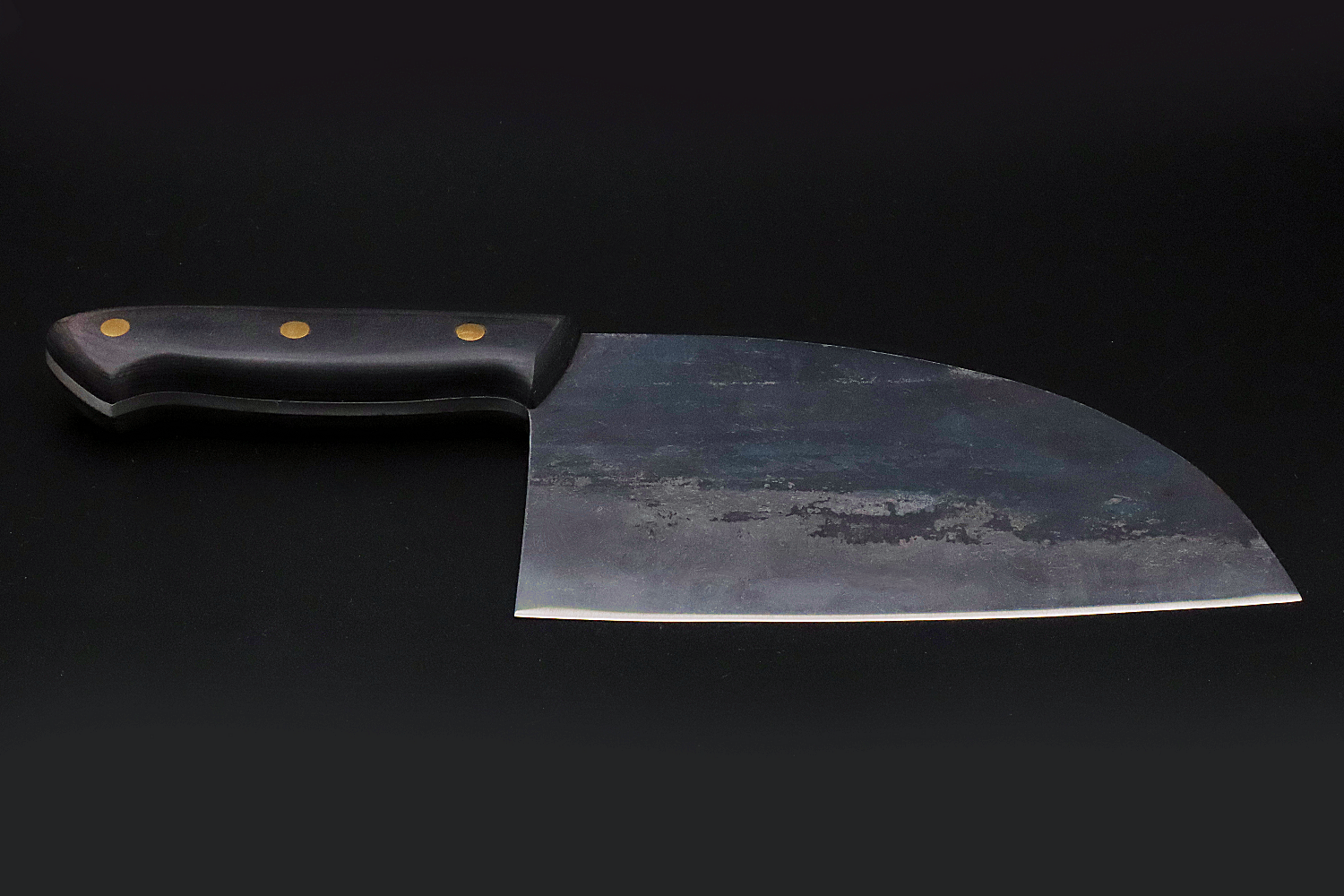 Hand-forged cooking knife - Black