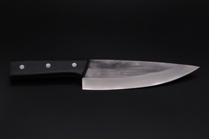 Hand-forged cooking utility knife