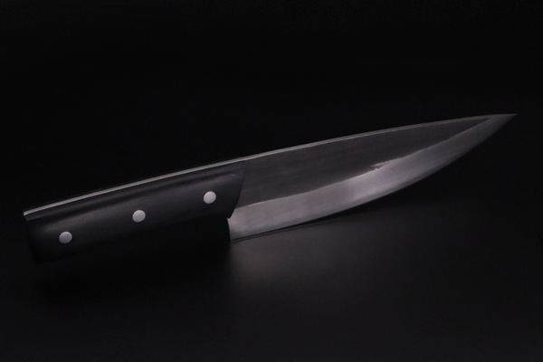 Hand-forged cooking utility knife