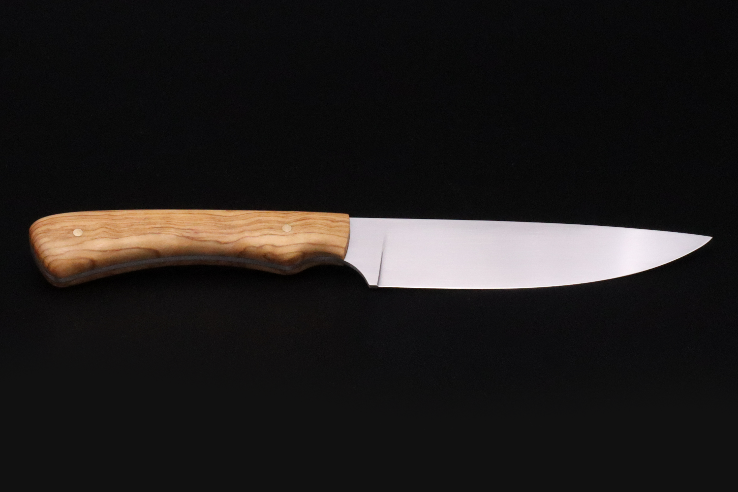 Premium Steak knife with olive wood handle