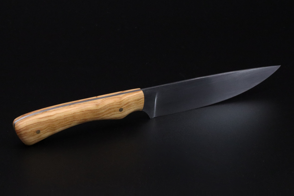 Premium Steak knife with olive wood handle